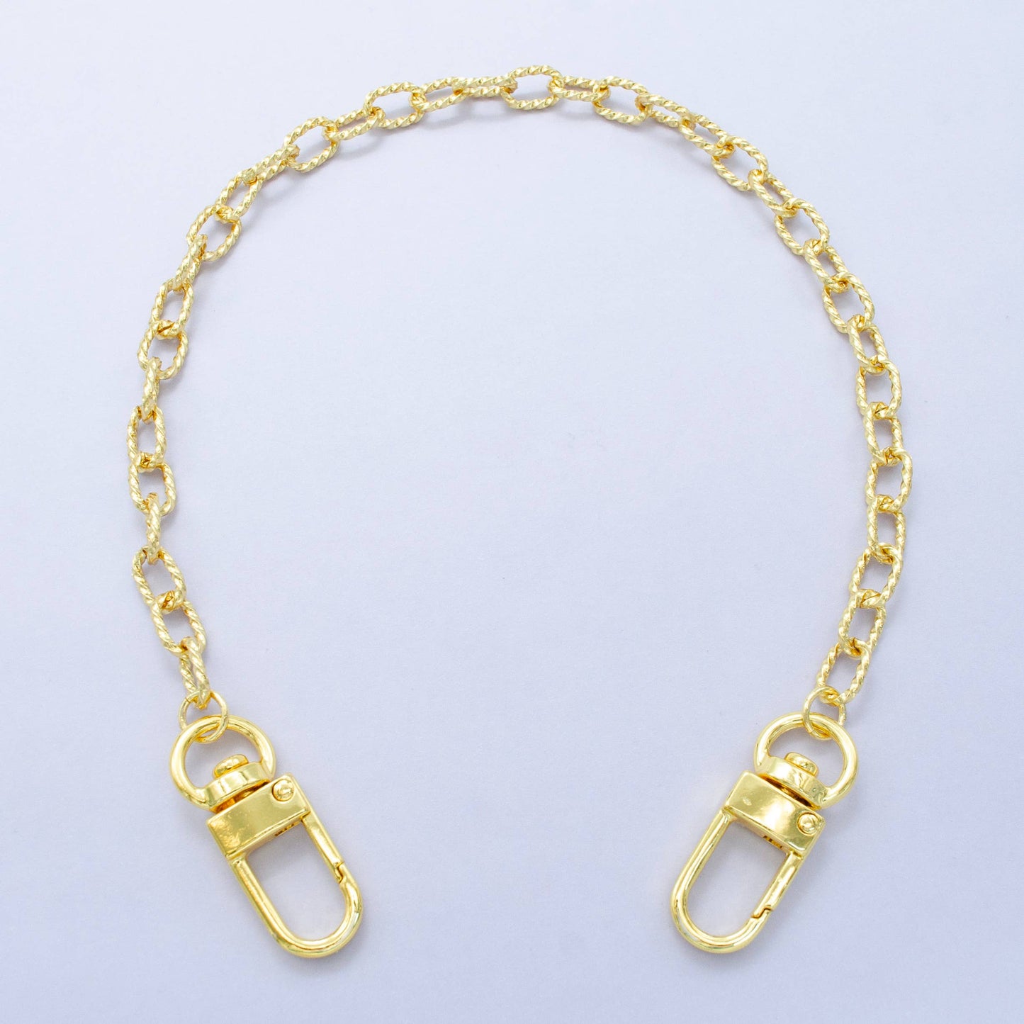 Texture Bag Charm Gold Filled Purse Chain DIY Handbag Charm