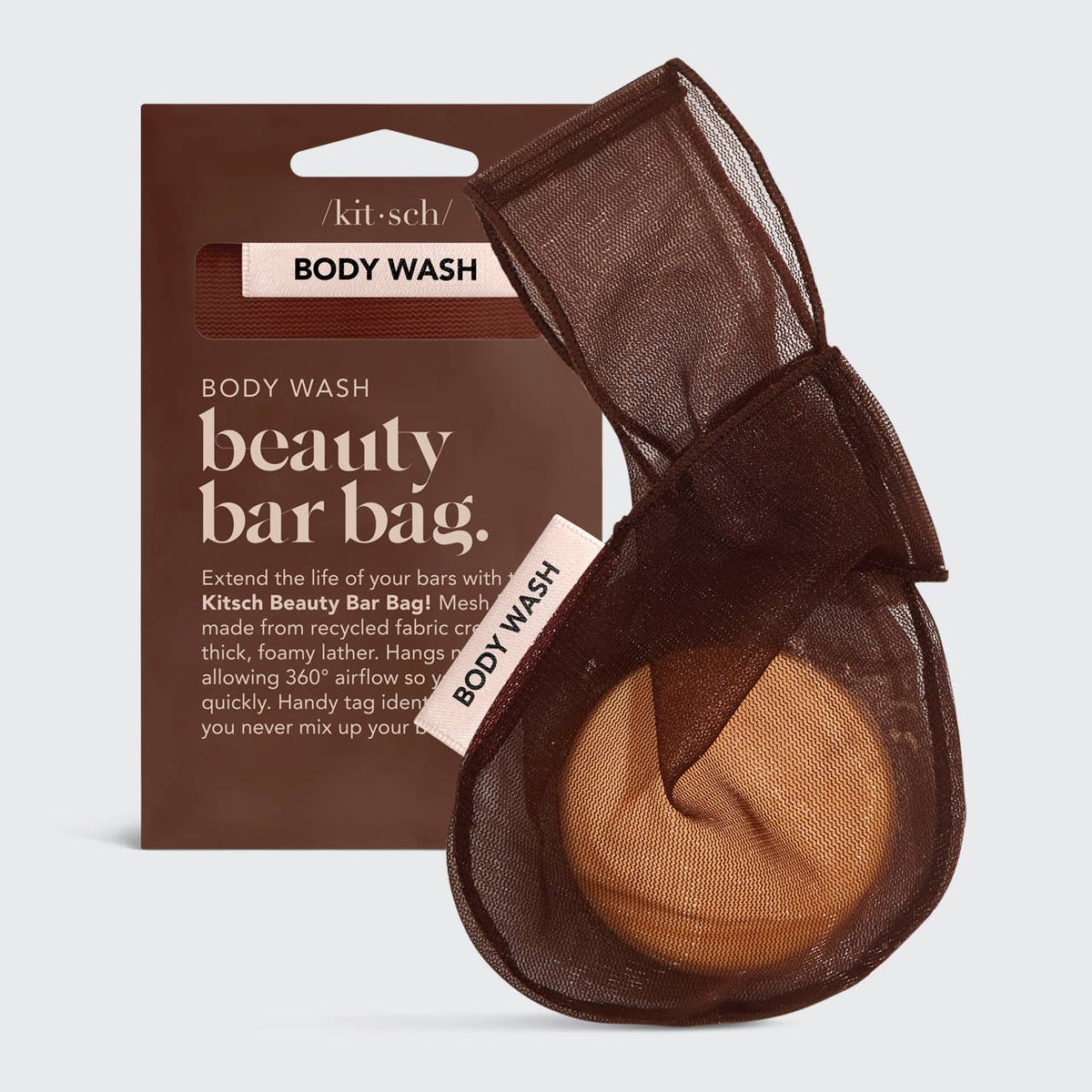 Body Wash Beauty Bar Bag- Chocolate KITSCH