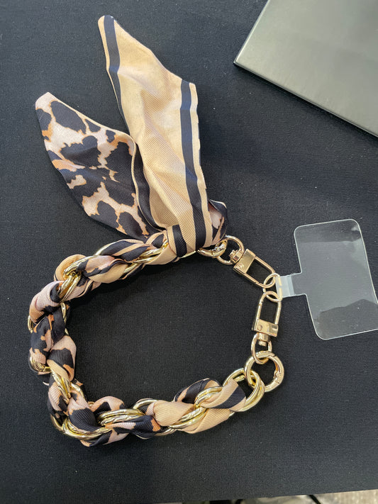 Scarf & Chain Phone Strap and Bag Chain