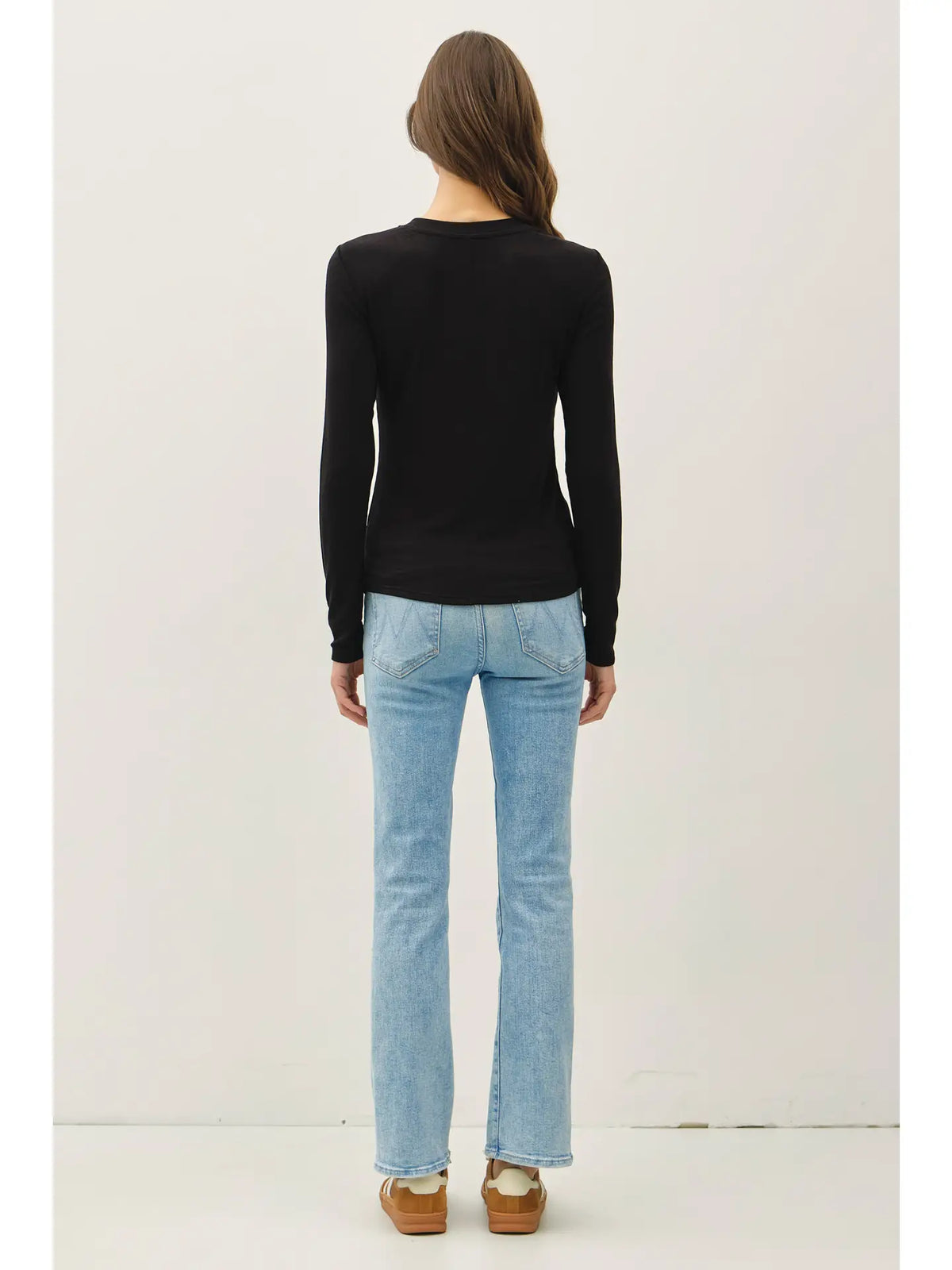 Modal Classic Ribbed Henley