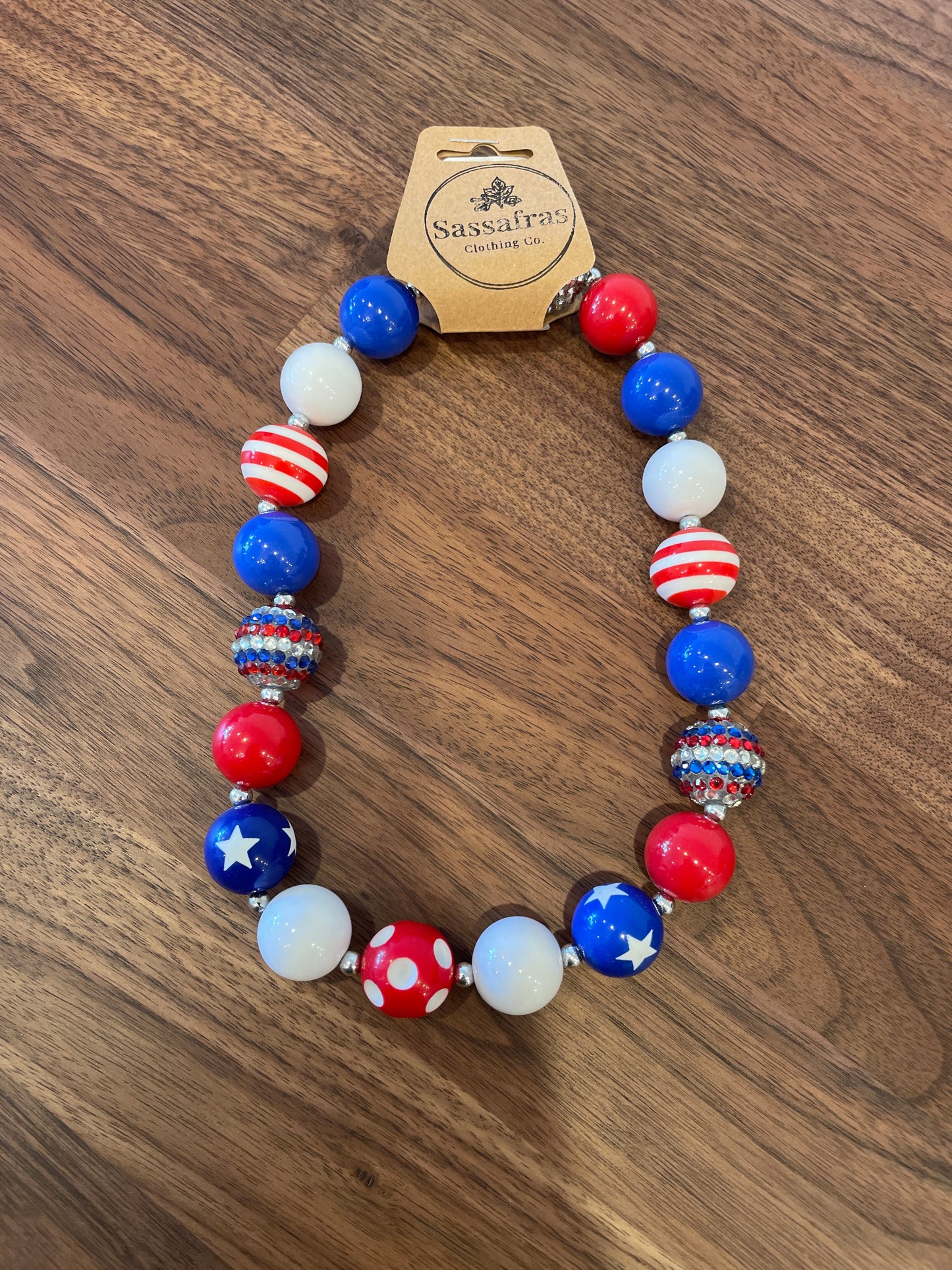 Kids Americana Bubblegum Bead Necklace The Twinkled Twig