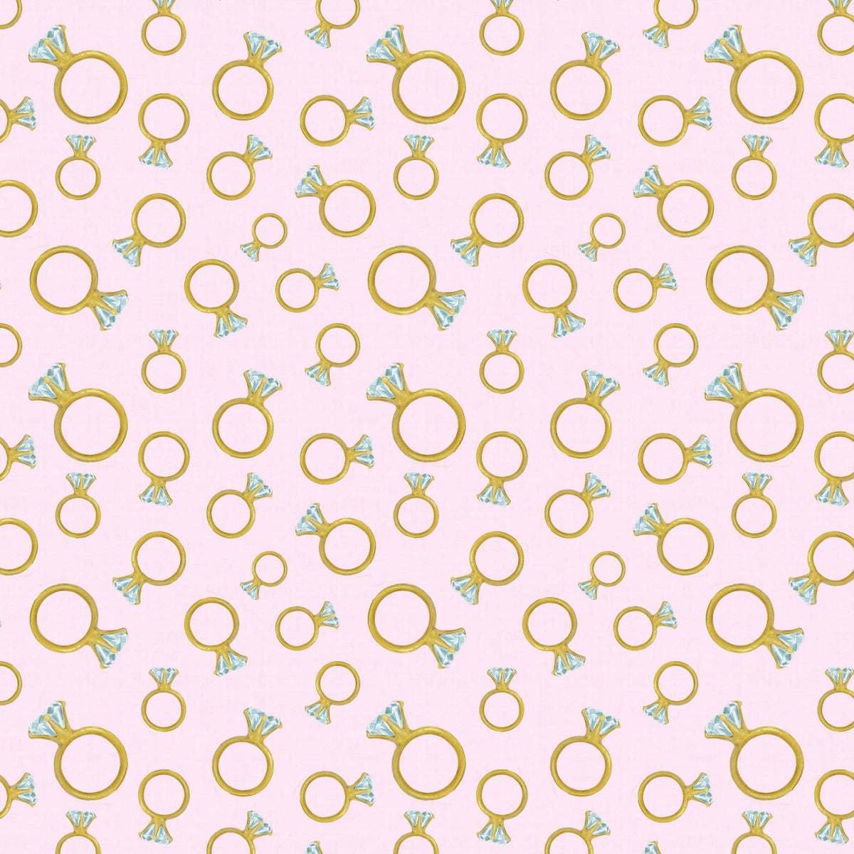 Beau Bottles Pink Engagement Ring - MINI Prosecco Collection - Set of 6 (Wraps Only)