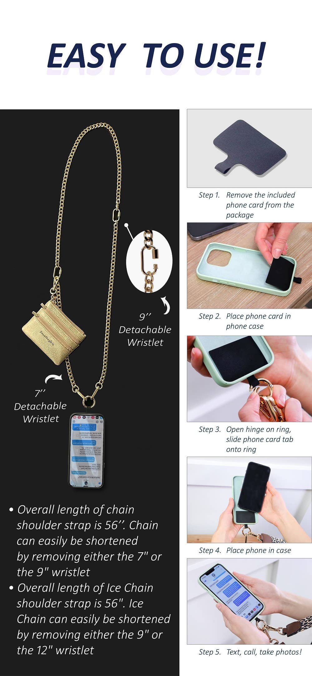 Clip & Go Crossbody Phone Accessory