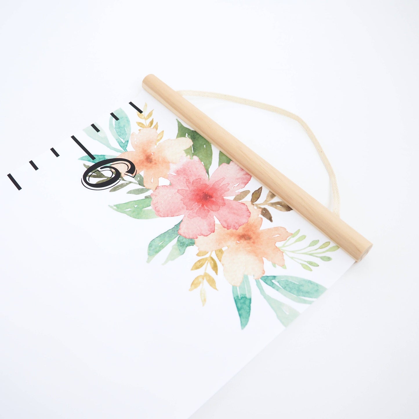 Canvas Kids Growth Chart - Woodland Tribe Honey Lemonade