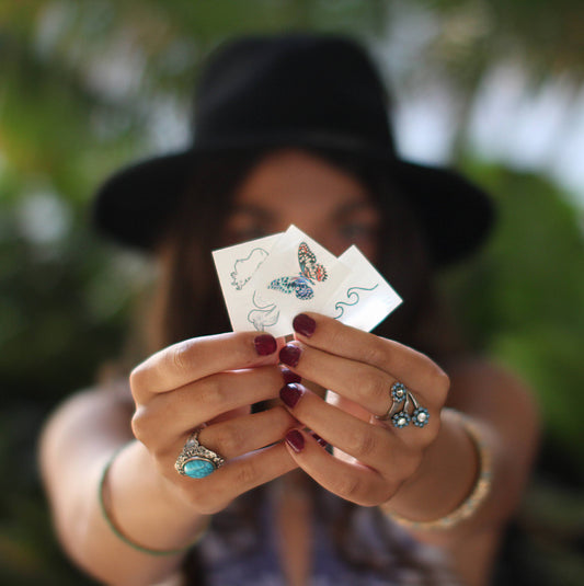 Beach Bum Temporary Tattoo Pack INKED by Dani