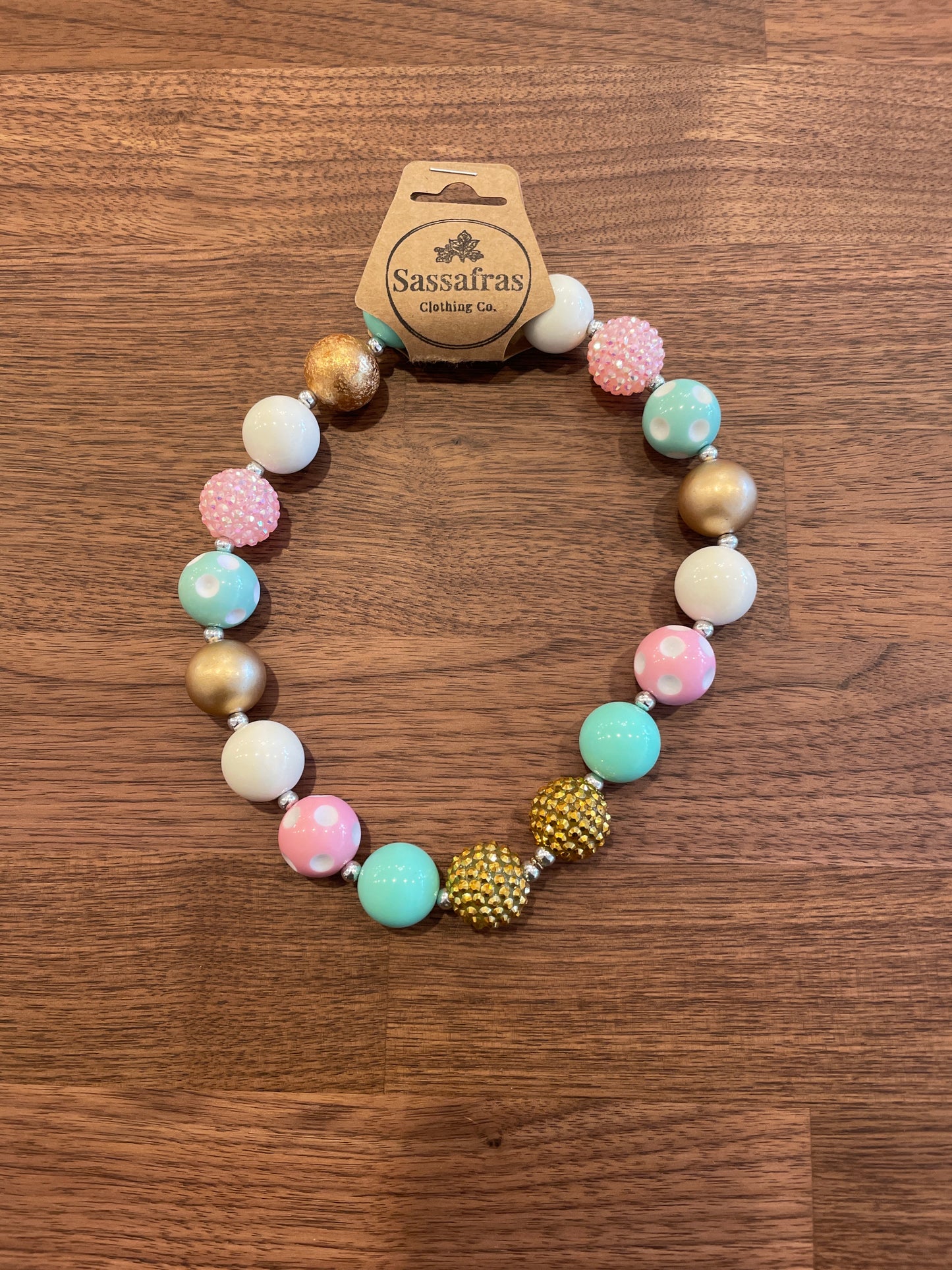 Kids Llamacorn Bubblegum Bead Necklace The Twinkled Twig
