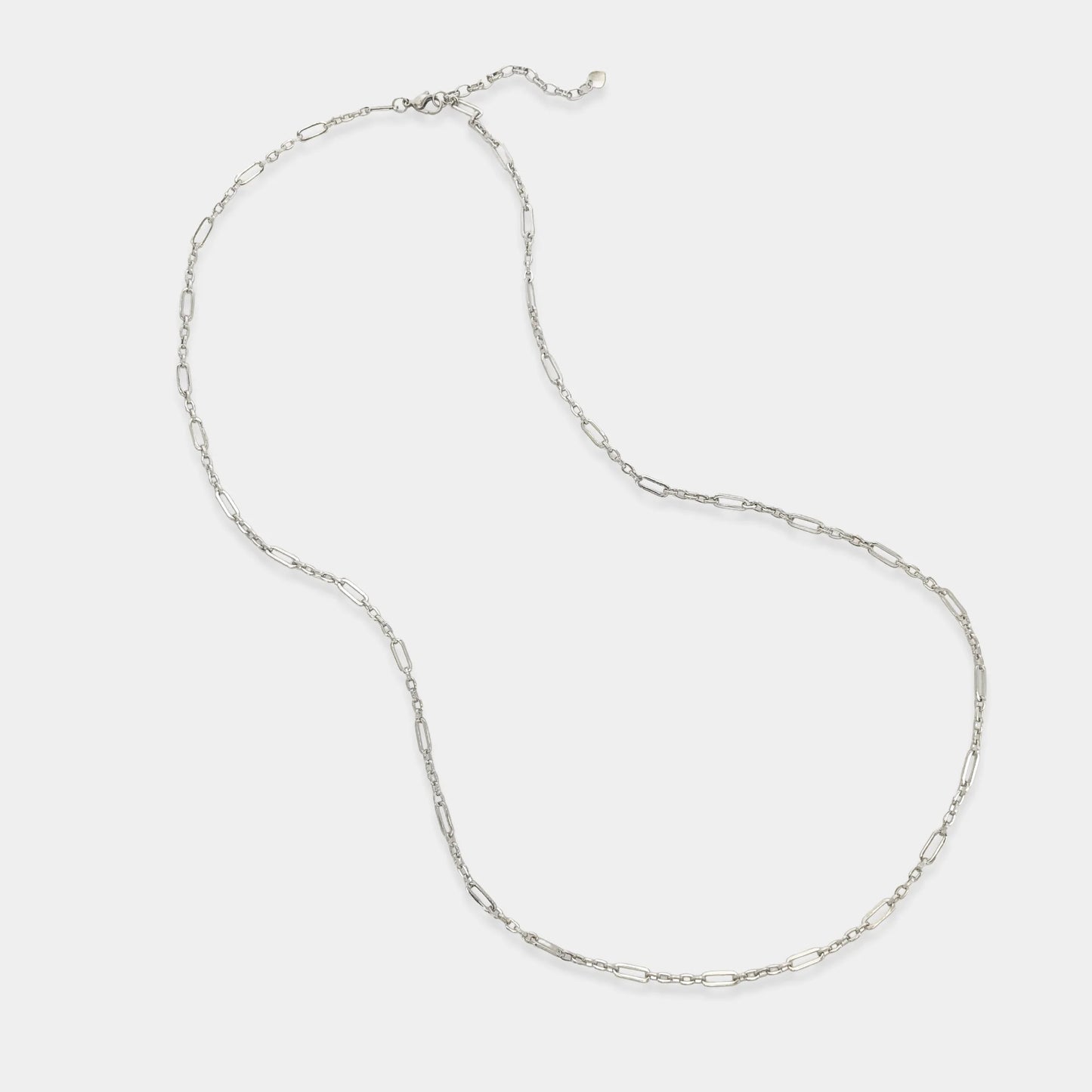 Alternating Paperclip Chain Necklace OMG Blings