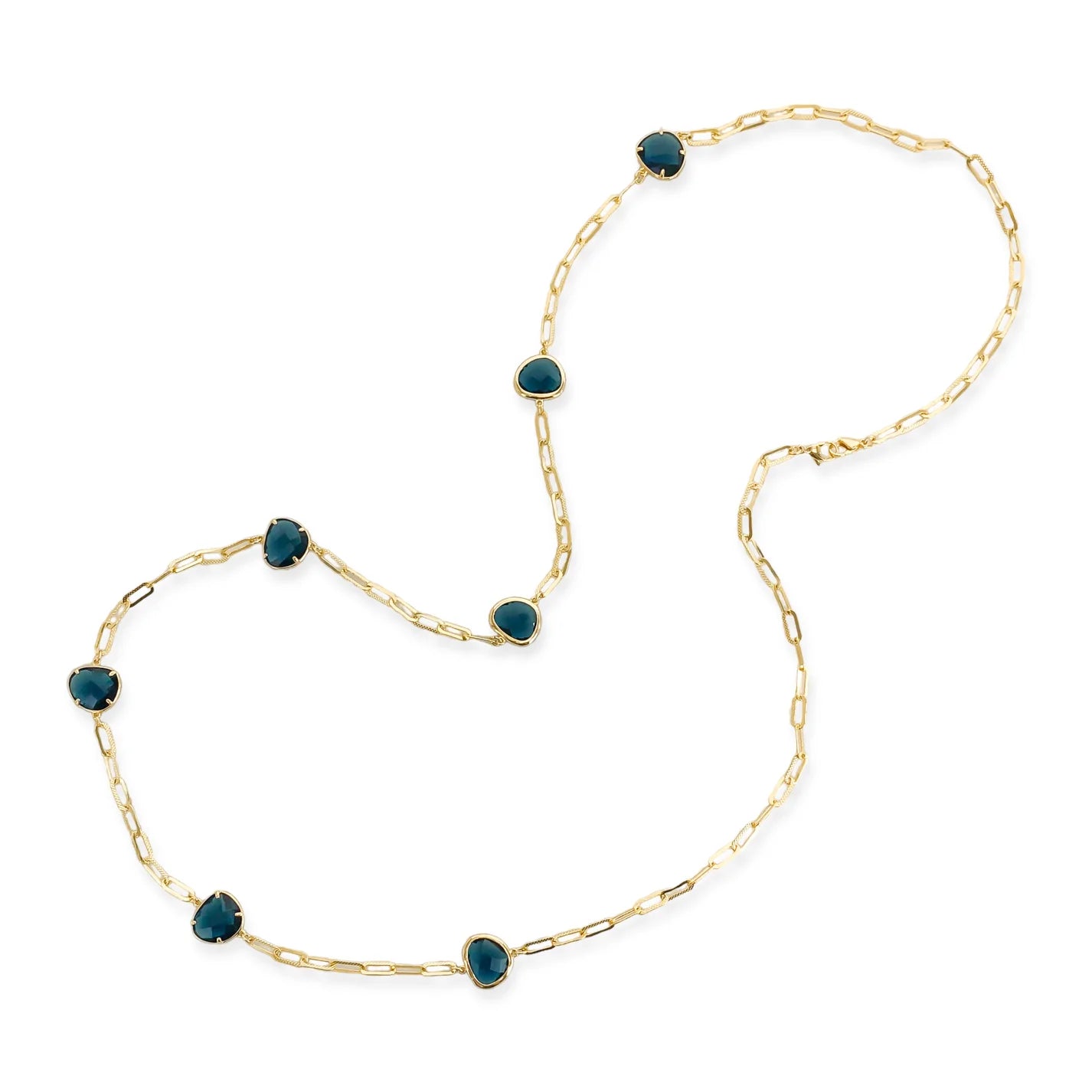 Paperclip Gem Necklace OMG Blings