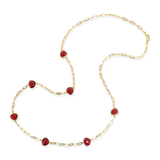 Paperclip Gem Necklace OMG Blings