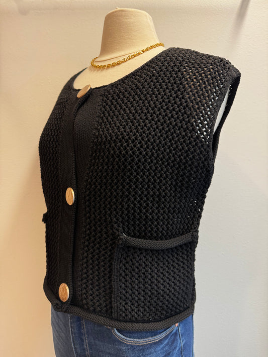 Chunky Knit Sweater Vest