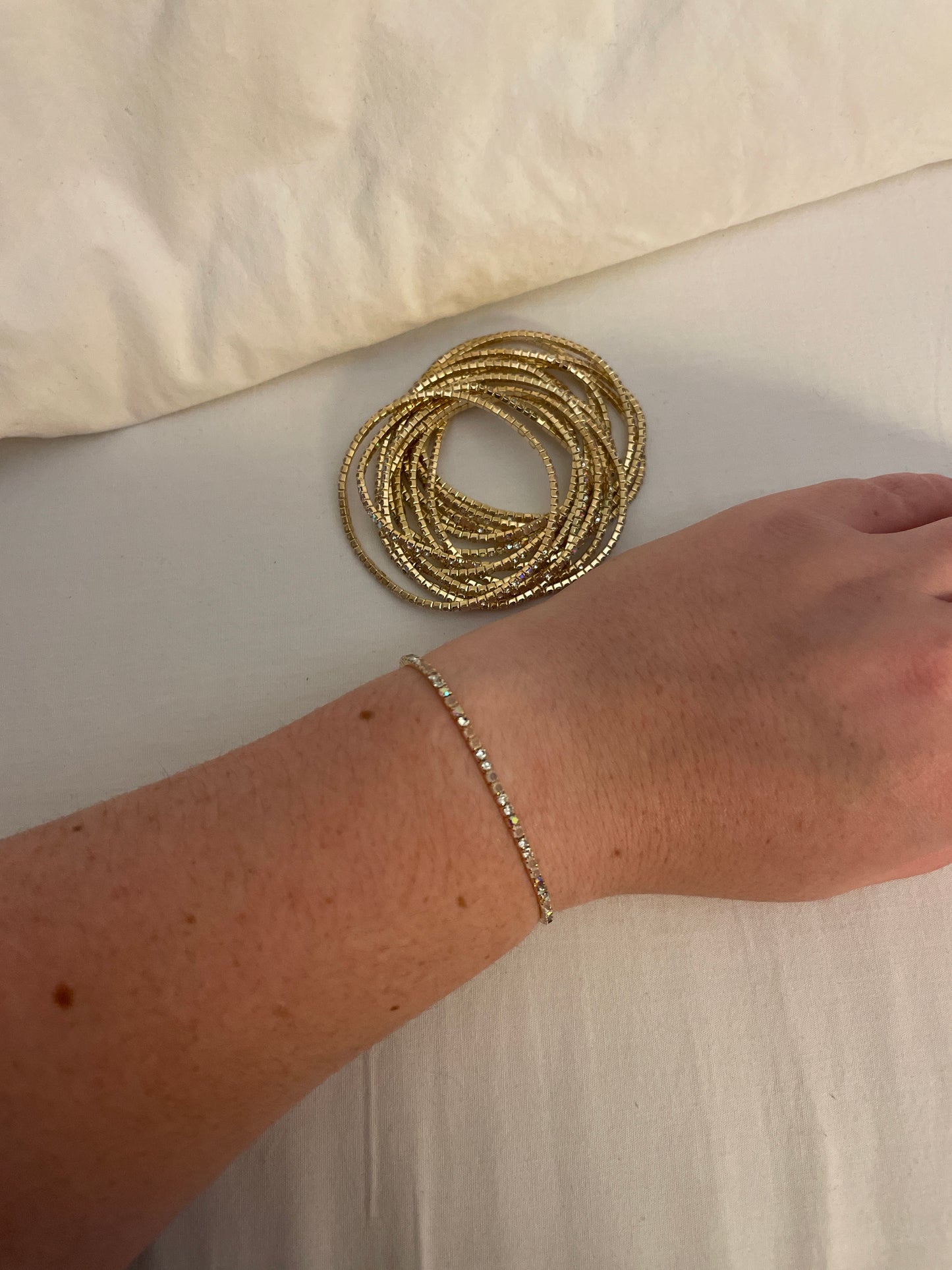 Rhinestone Stretch Bracelet Set