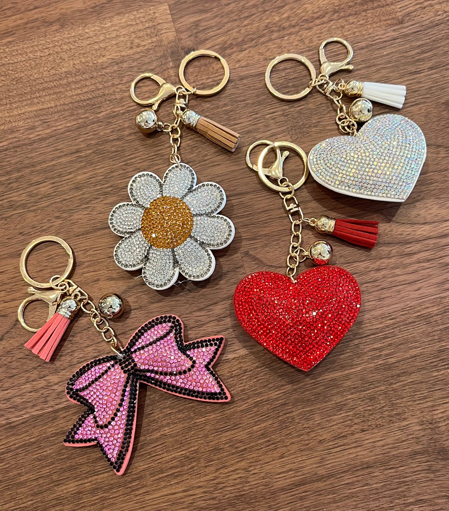 Puff Sparkle Key Chains SOIREE LINE