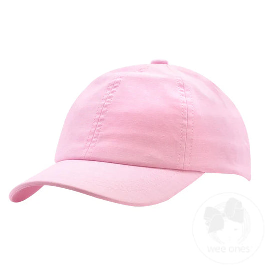 Kids Chambray Ball Cap WeeOnes