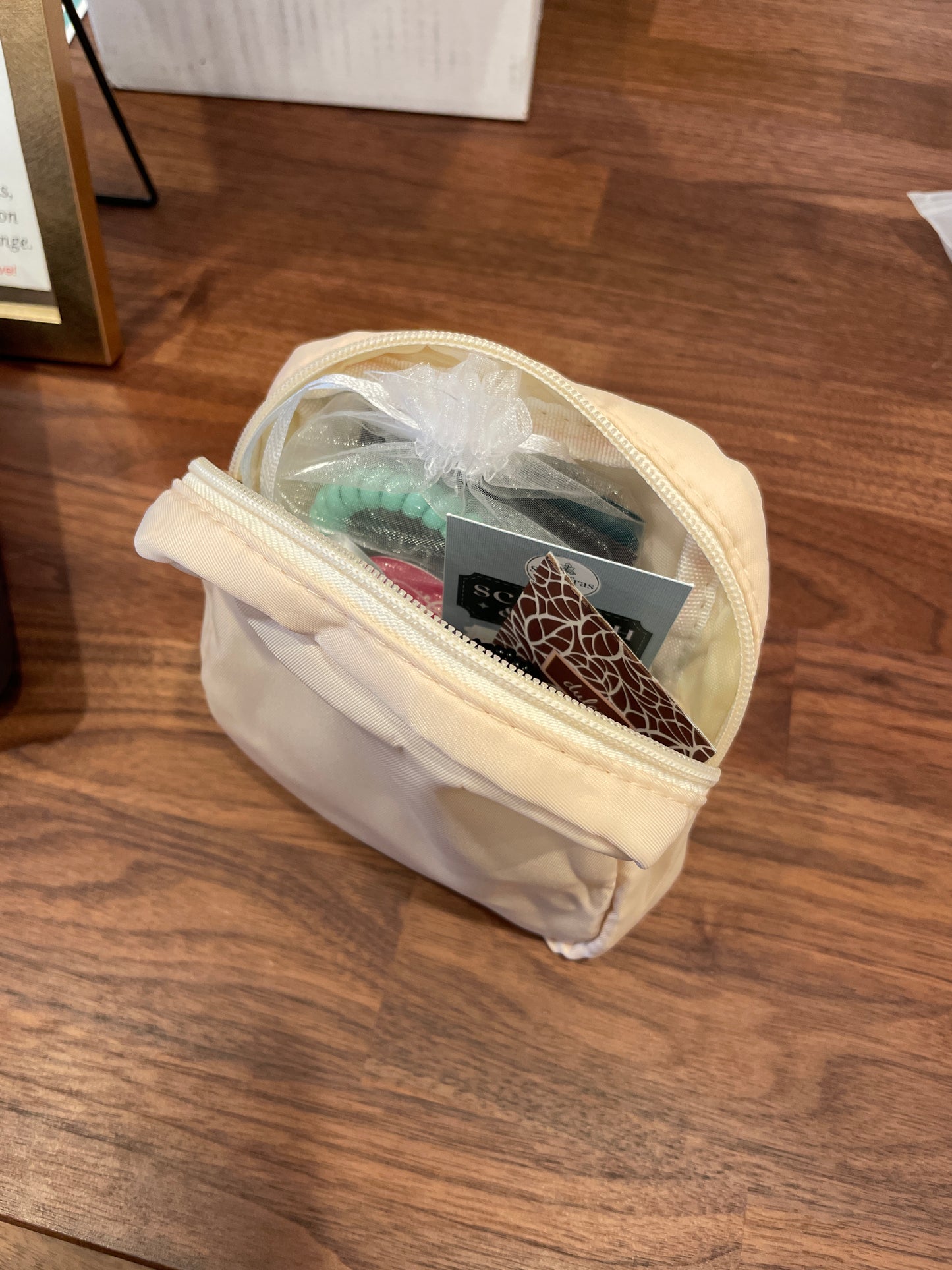 Zipper Cosmetic Bag
