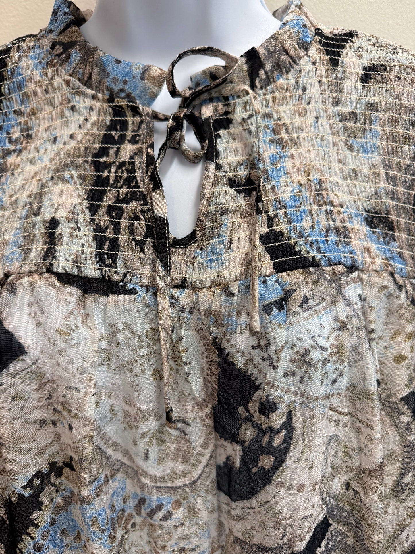 Long Sleeve Blouse with Frills Charlie B