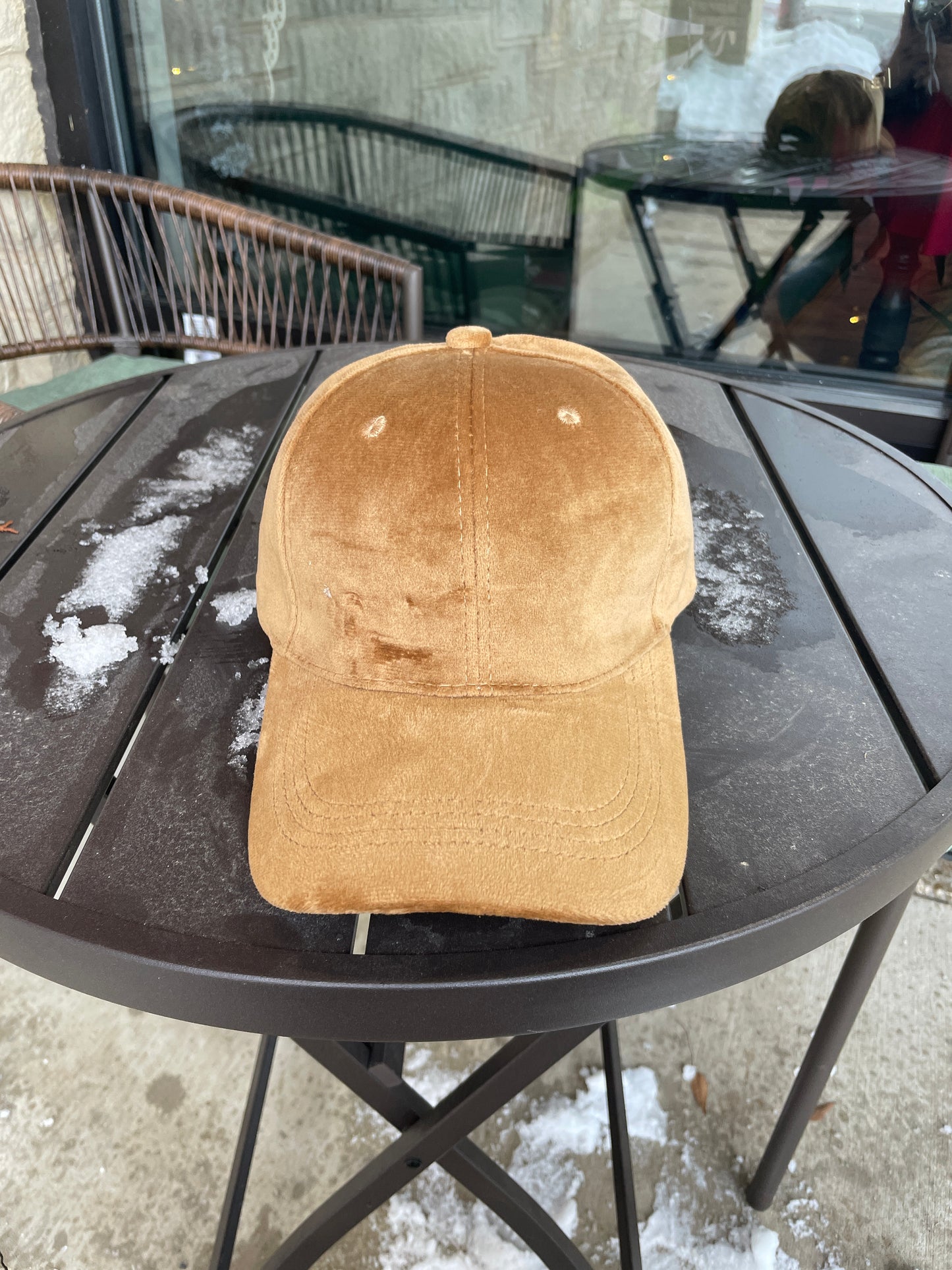 Suede Baseball Hat Joia Accessories