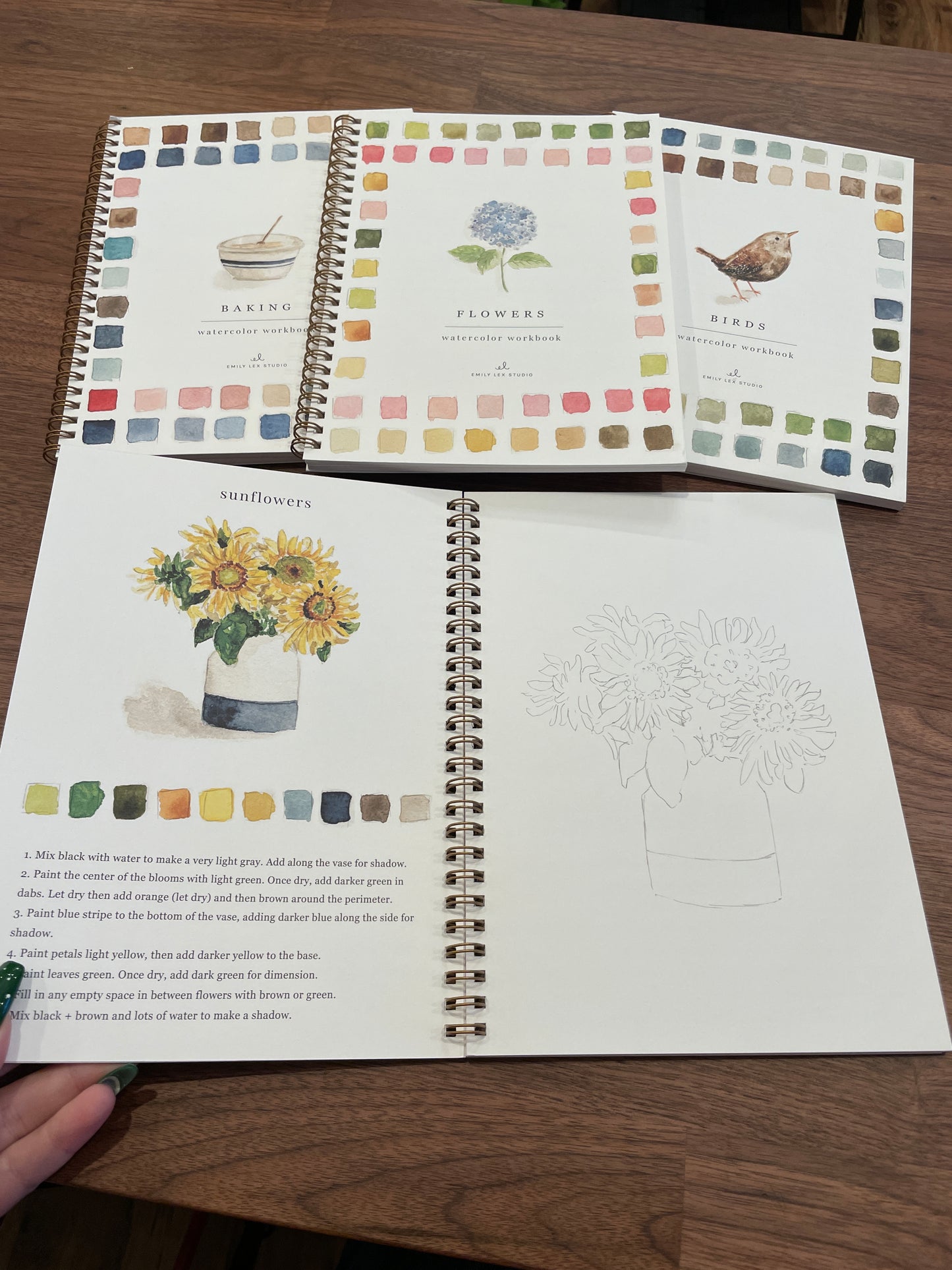 Birds Watercolor Workbook Bundle Sassafras Clothing Co.