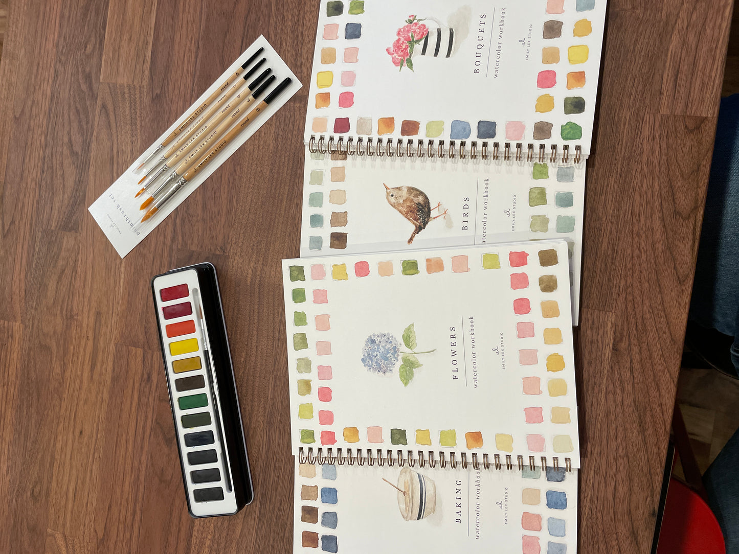 Birds Watercolor Workbook Bundle Sassafras Clothing Co.