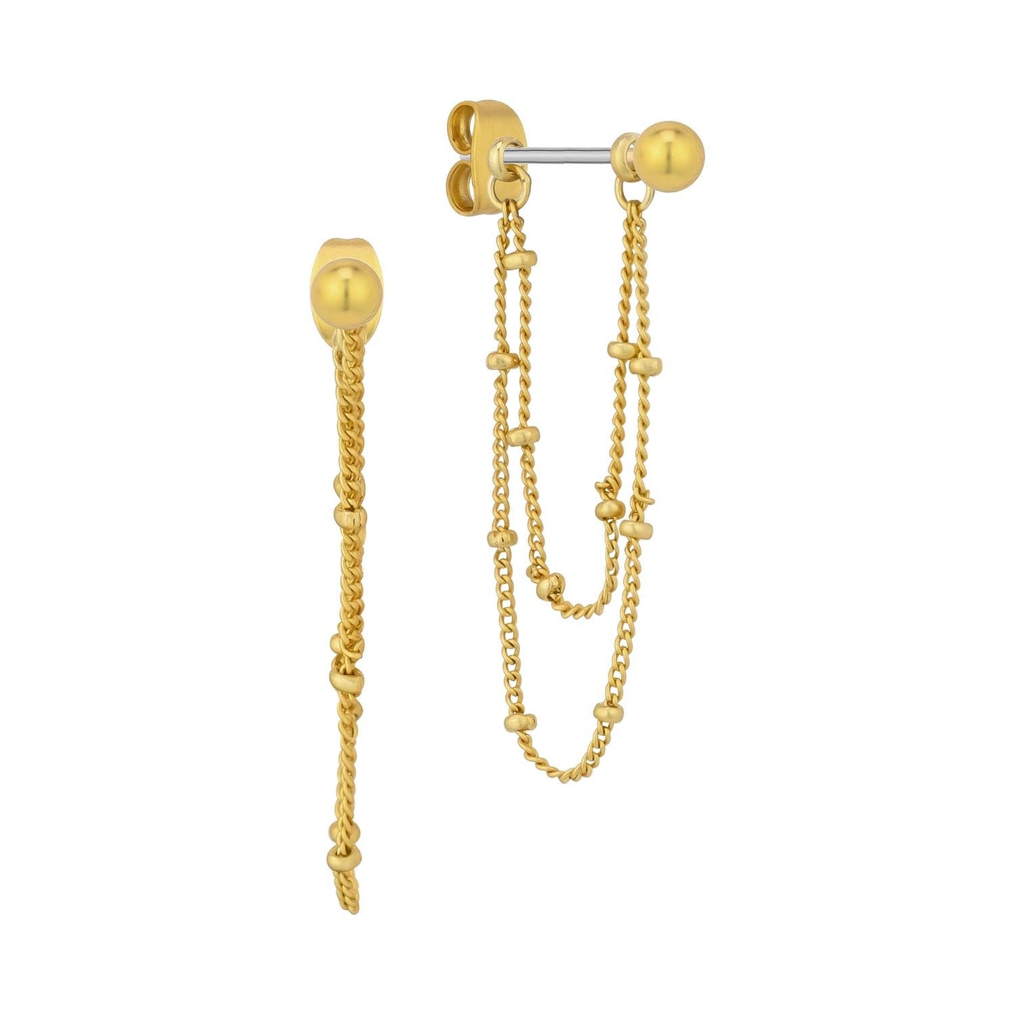 Ray Convertible Chain Earrings My Girl in LA