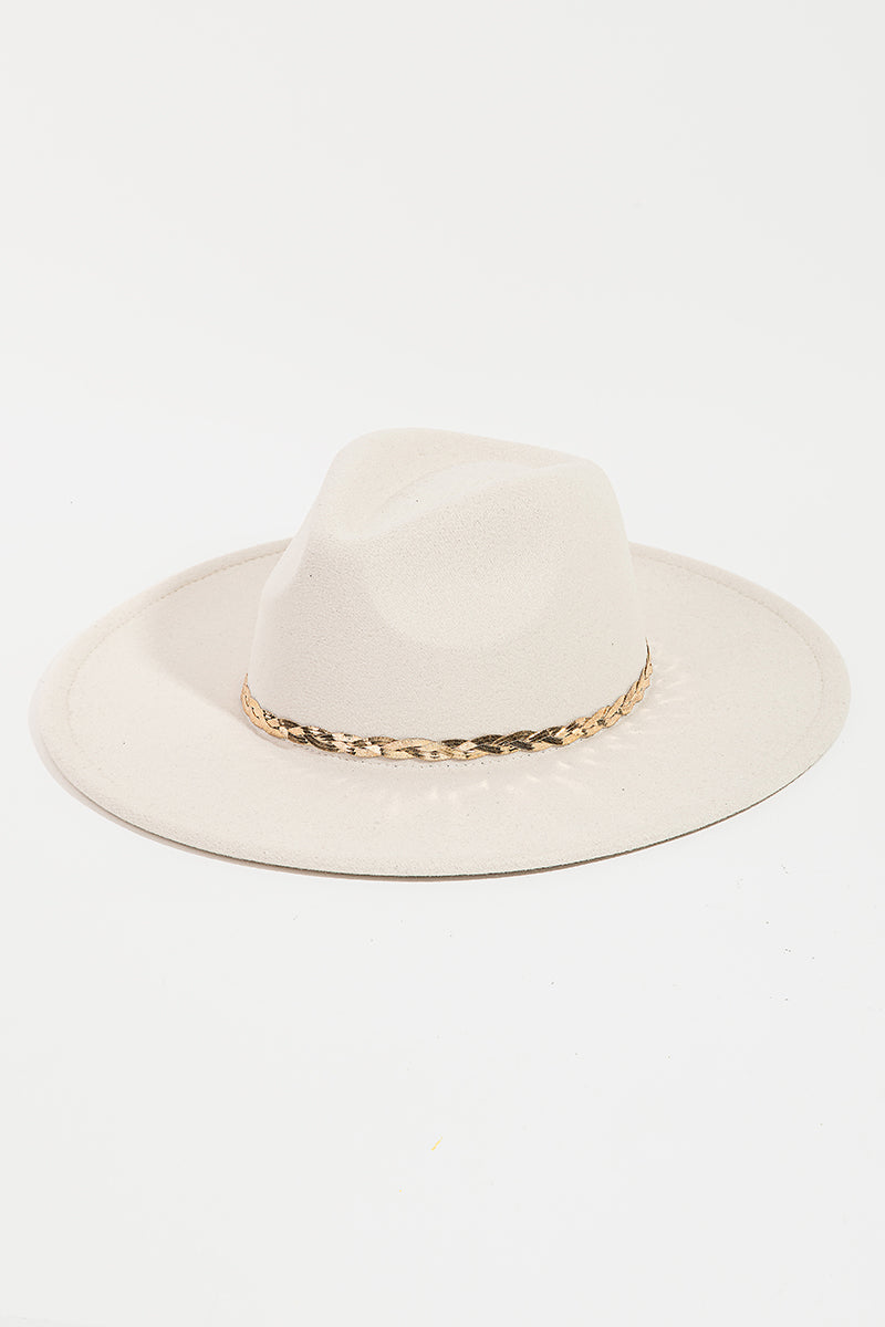 Braided Snake Chain Fedora Fame Accessories
