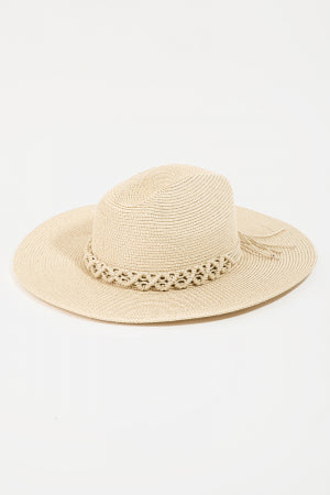 Braided Strap Sunhat Fame Accessories