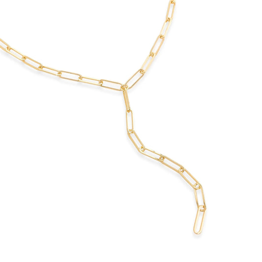 Paperclip Lariat Necklace OMG Blings