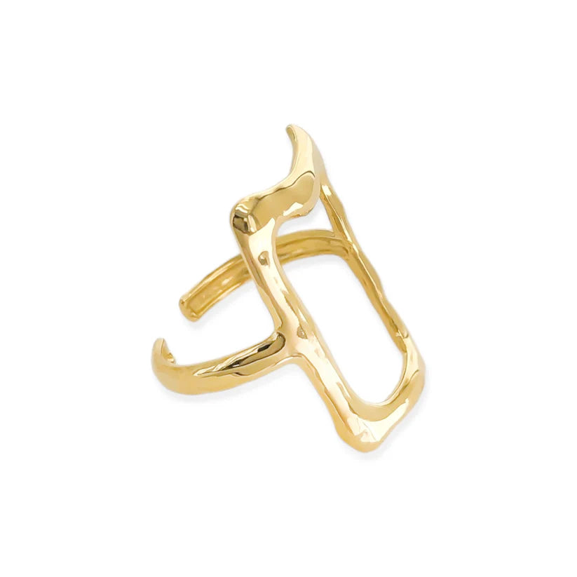 Bold Rectangle Adjustable Ring