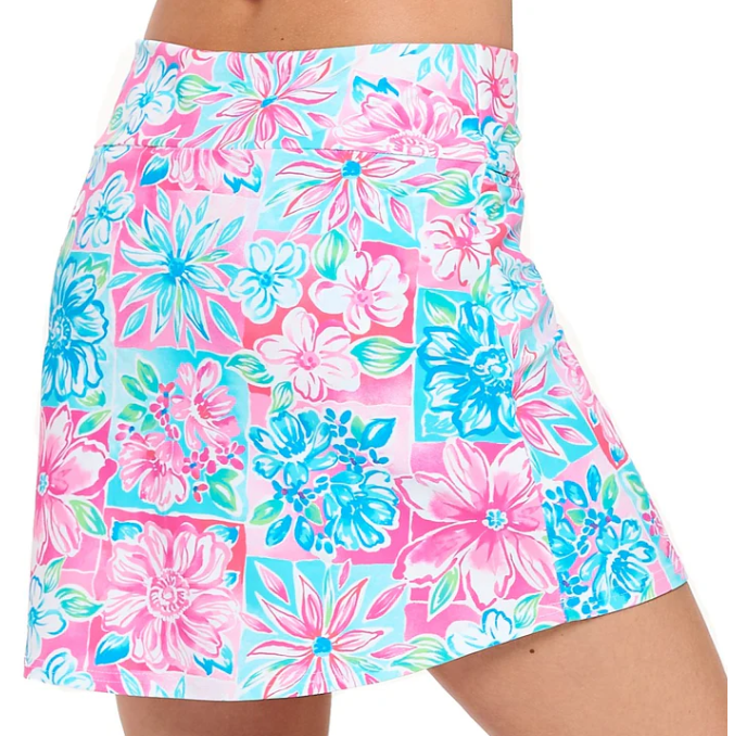 Giselle Floral Checkered Skort