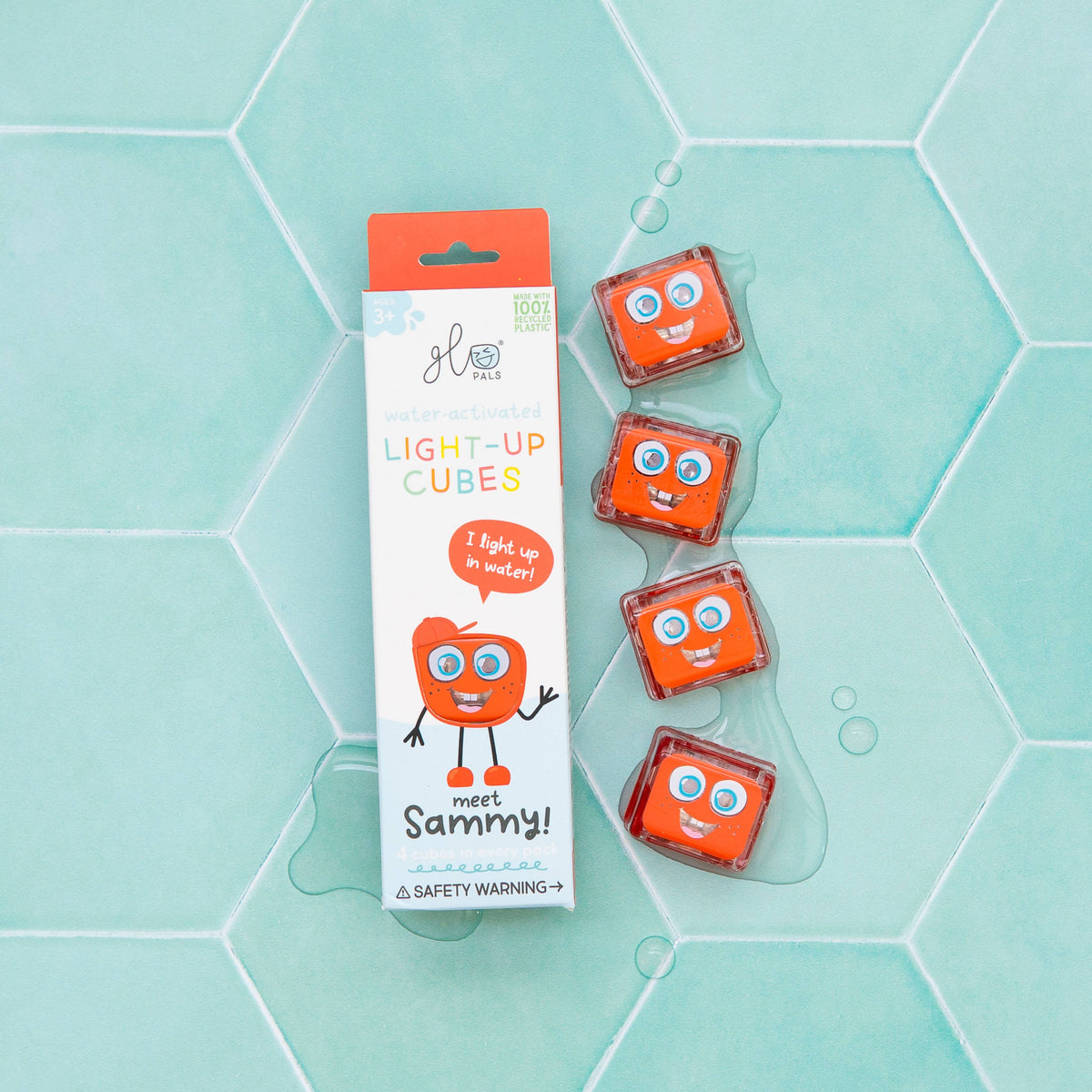 Glo Pals Sammy Light-Up Cubes Glo Pals