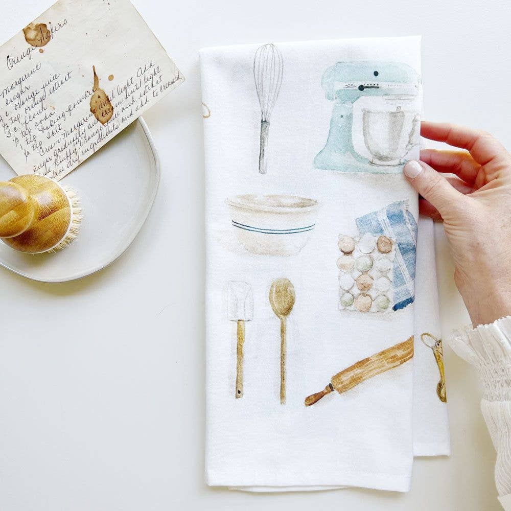Baking tea towel emily lex studio