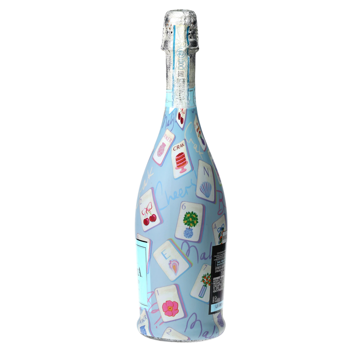 Beau Bottles Pastel Blue Mahjong - Prosecco Collection