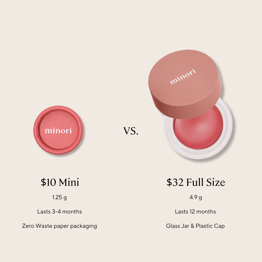 Zero Waste Cream Blush Mini - Sweet Pea (New shade!) Minori