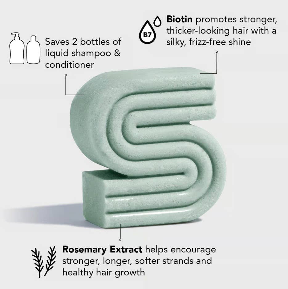 Rosemary & Biotin Volumizing Solid Shampoo KITSCH