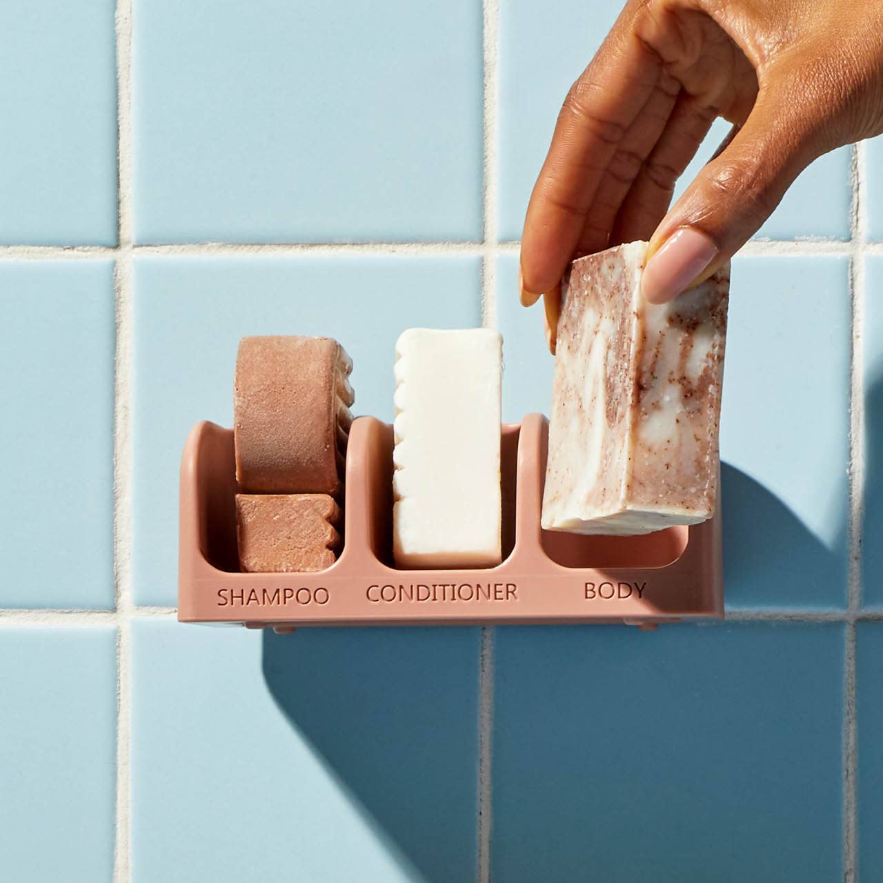 Bottle-Free Beauty Self-draining Soap Dish KITSCH