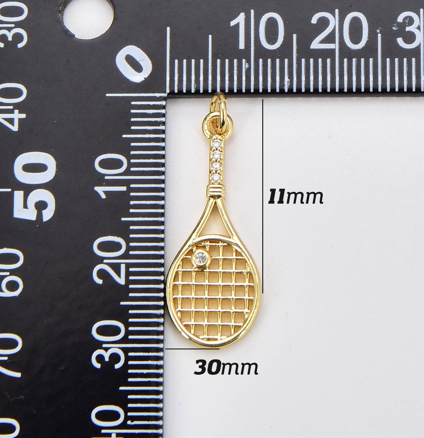 Tennis Racket Charm Beads Creation