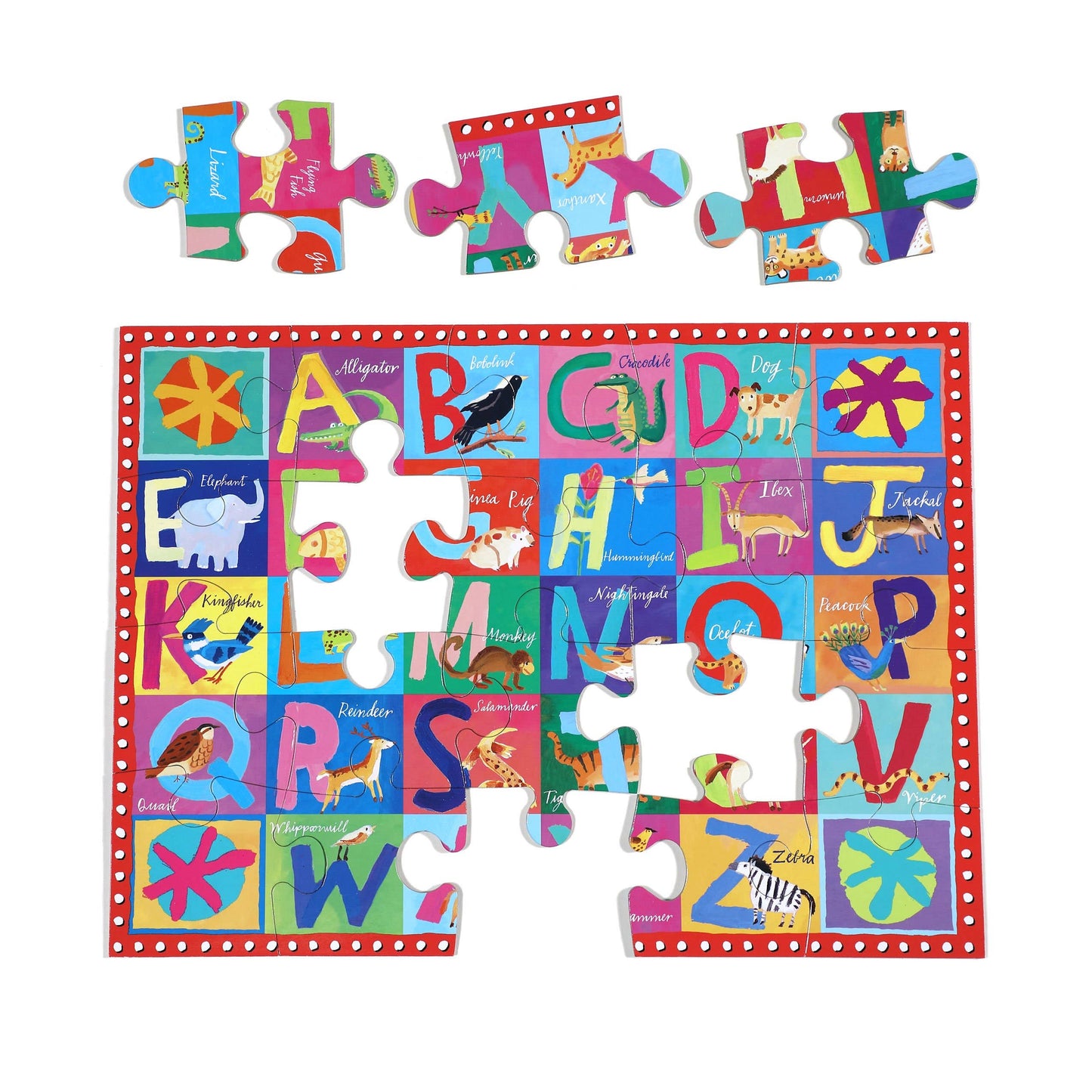 Animal ABC 20 Piece Puzzle eeBoo