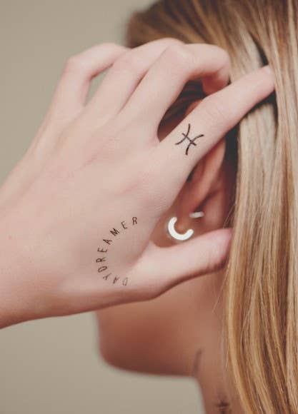 Zodiac Collection: Water Signs Temporary Tattoo Pack INKED by Dani