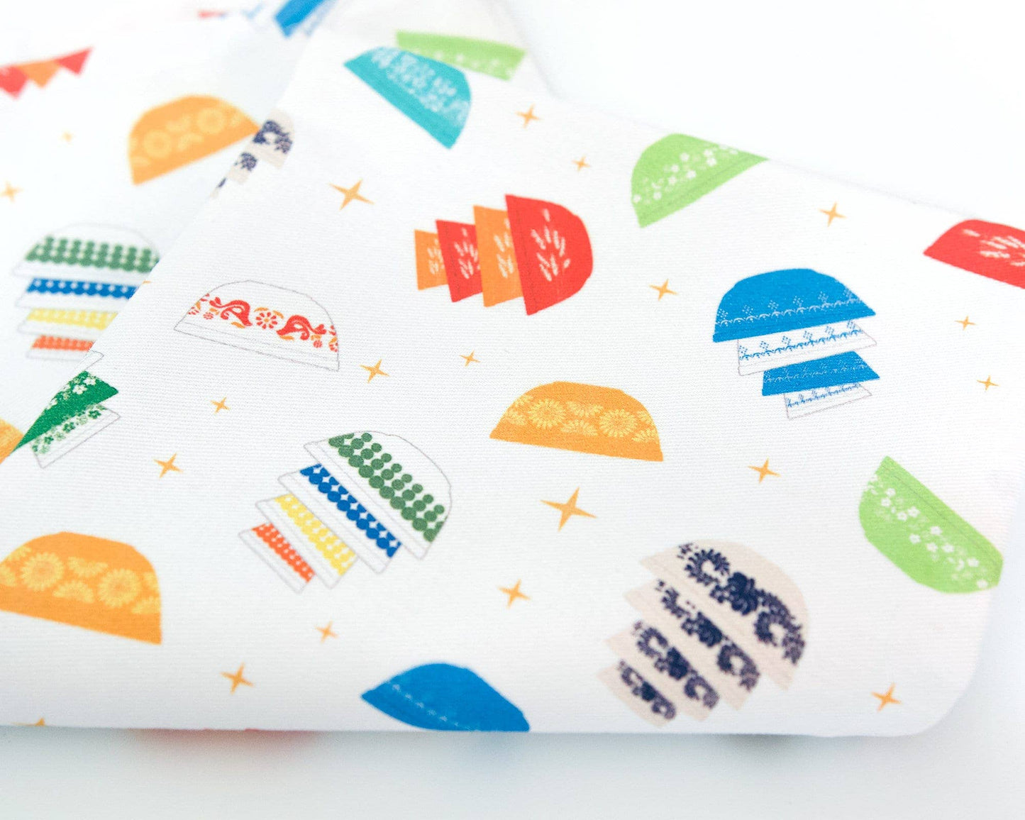 Vintage Bowl Retro Kitchen Cotton Tea Towels