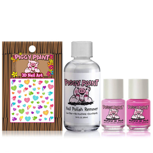 Children's Perfectly Pink Polish Set Piggy Paint