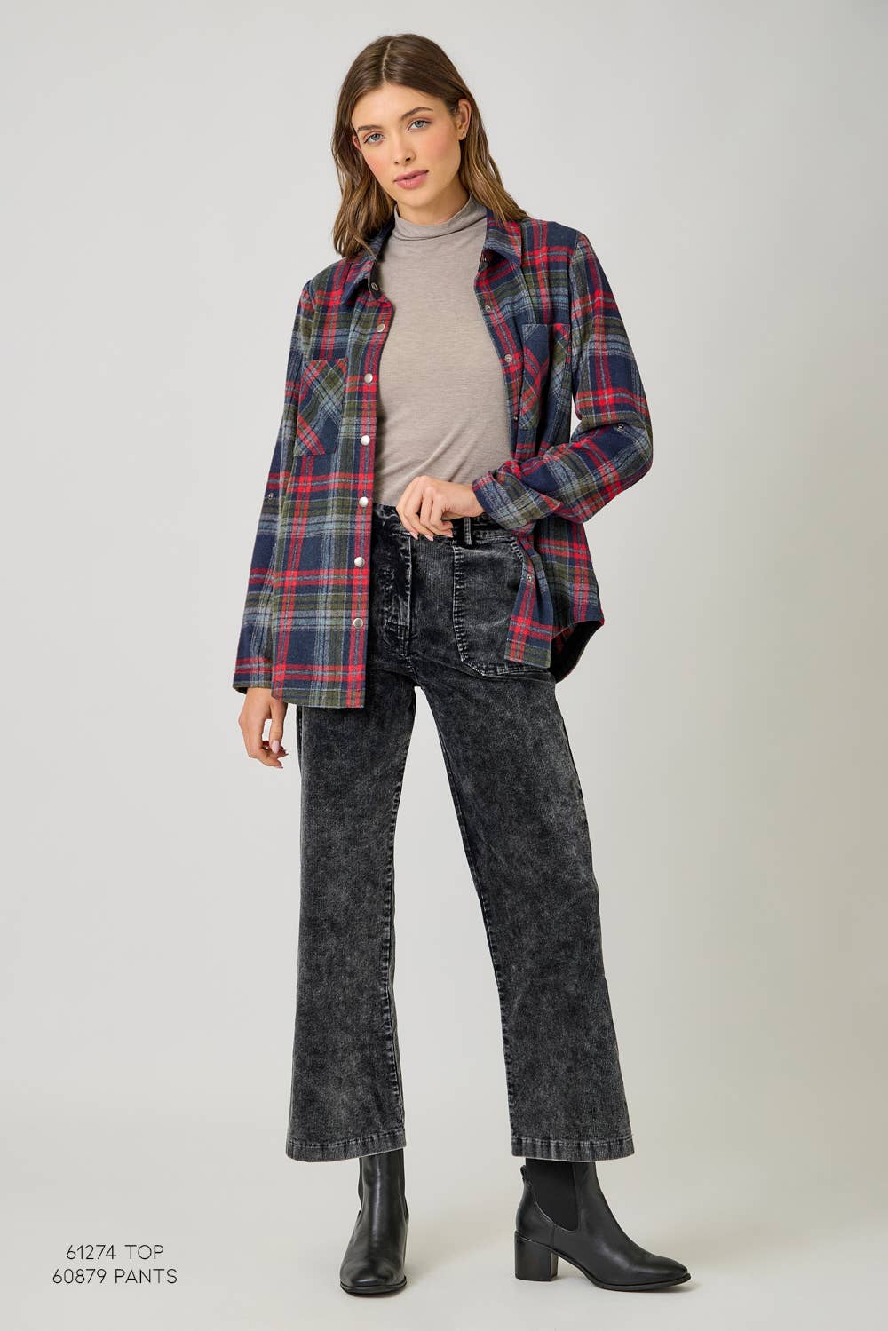 Plaid Shirt Jacket
