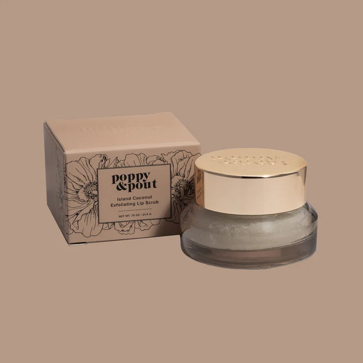 Island Coconut Lip Scrub Poppy & Pout