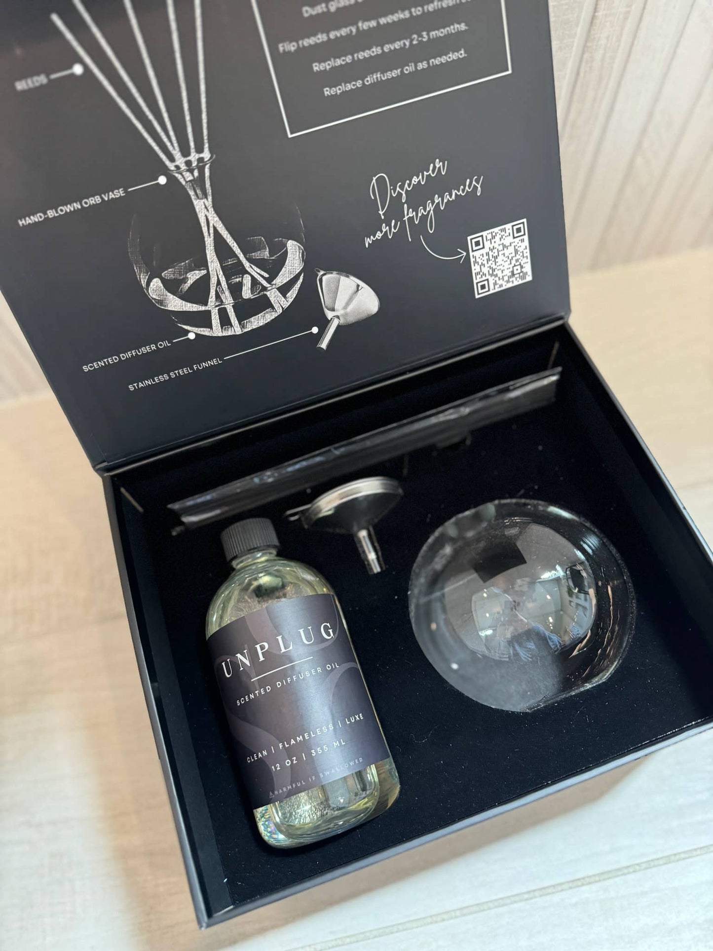 Luxe Reed Diffuser I Oil Diffuser Set Unplug Soy Candles