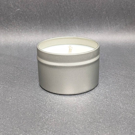 4 oz. Silver Travel Tin Soy Candle