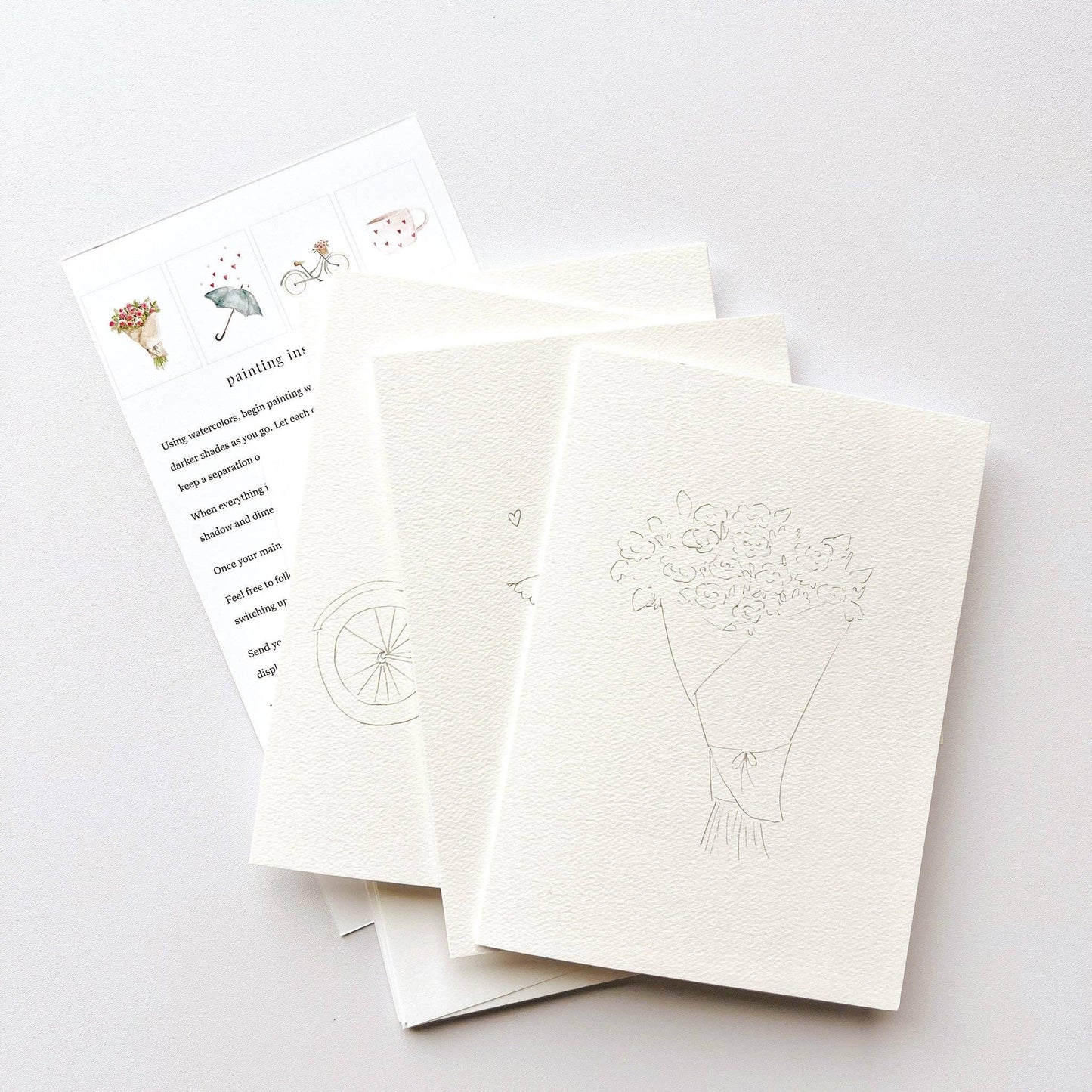 Valentine's Watercolor Bundle emily lex studio