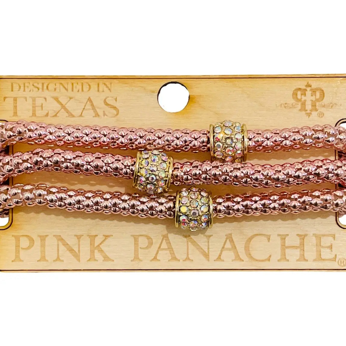 Pink Panache Woven Bracelet Set of 3 Pink Panache