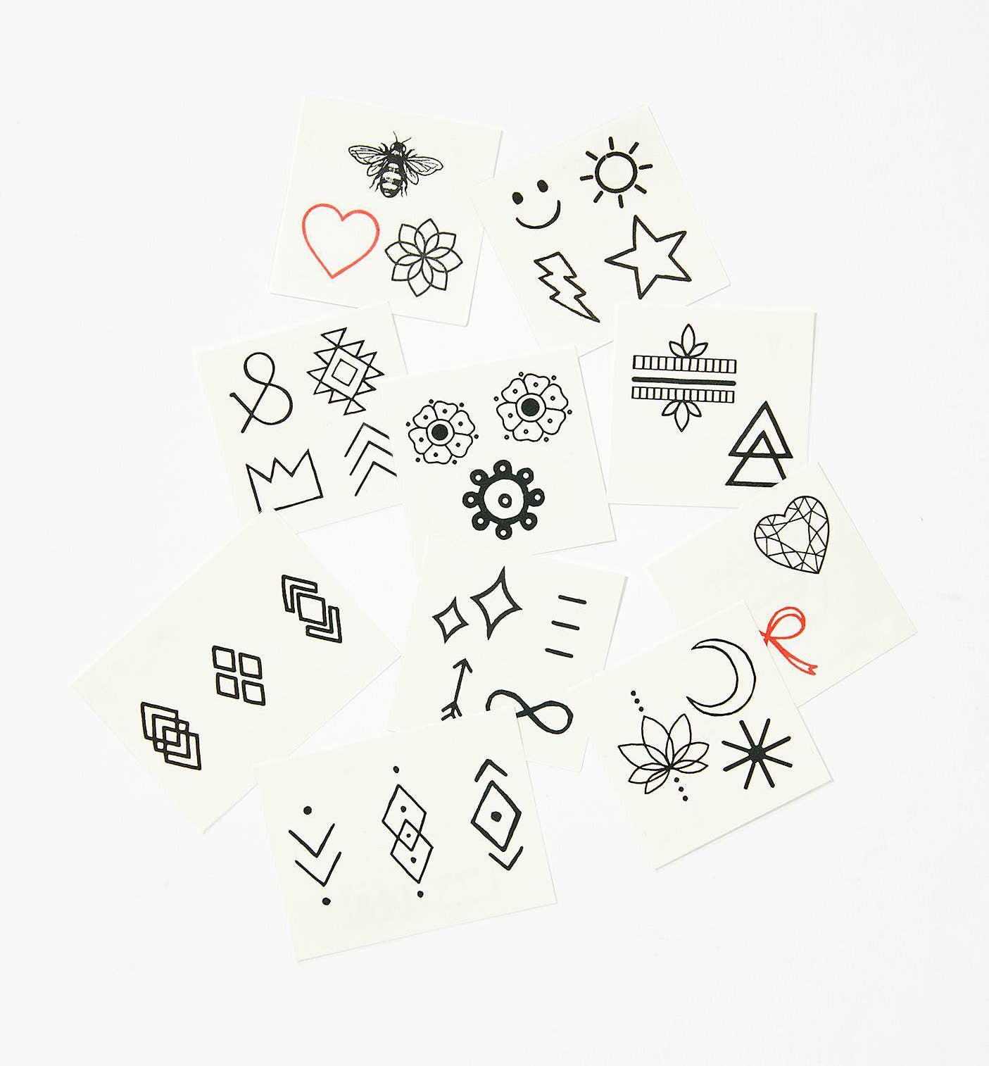 Finger Tats Temporary Tattoo Pack INKED by Dani