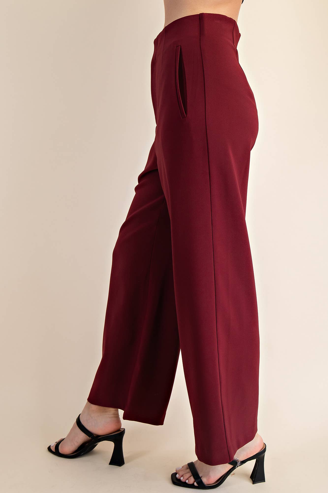 High Waist Wide Pants