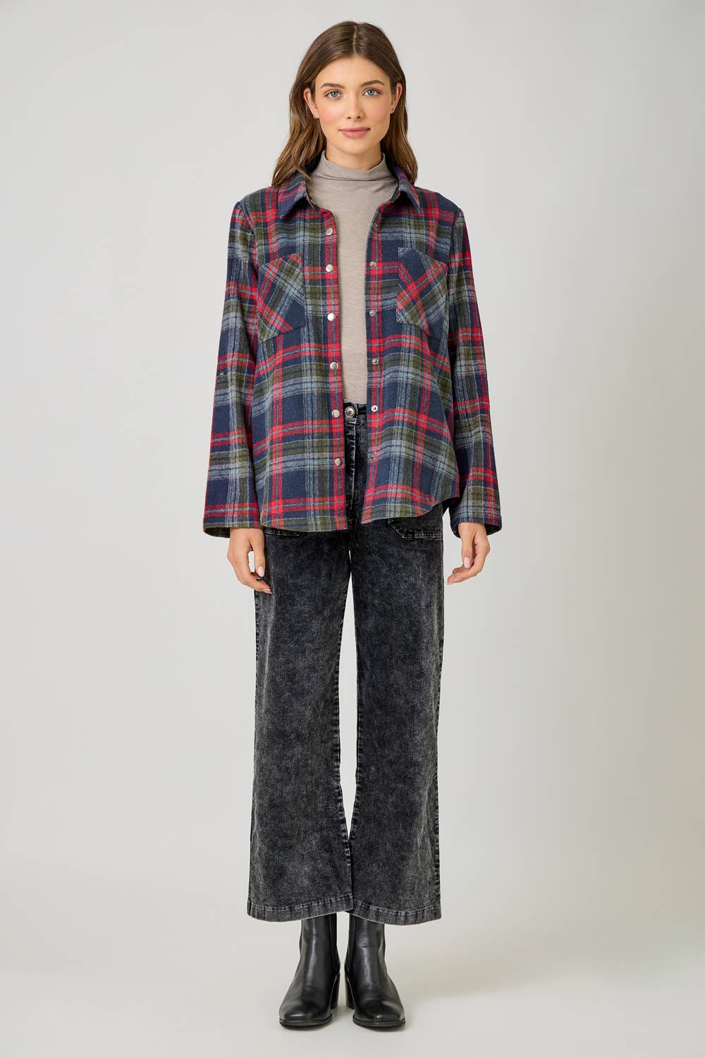 Plaid Shirt Jacket