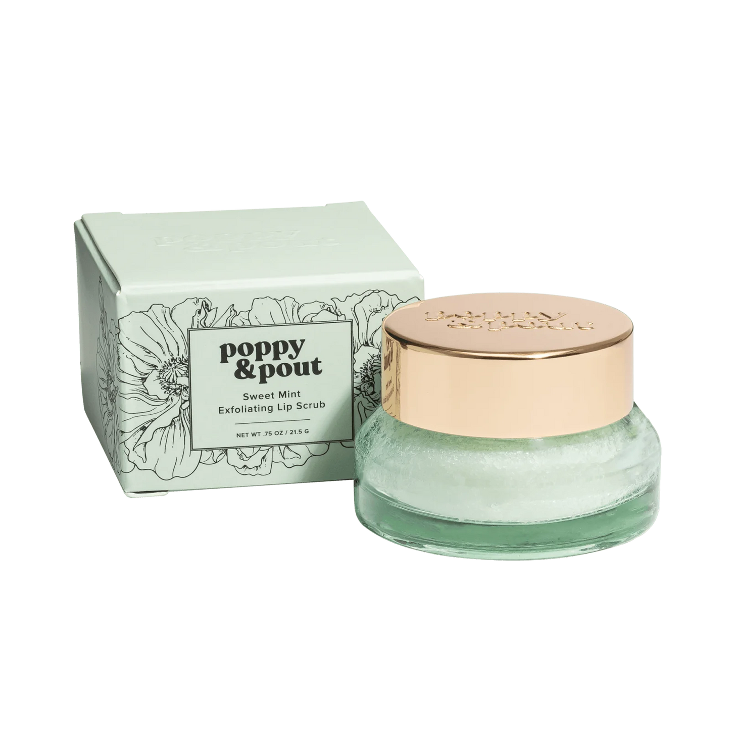 Sweet Mint Lip Scrub Poppy & Pout