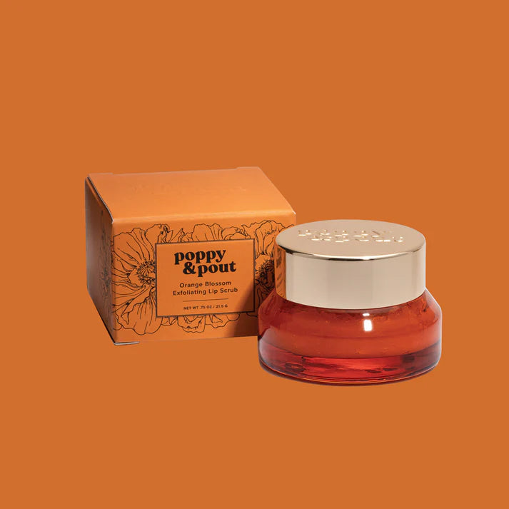 Orange Blossom Lip Scrub Poppy & Pout